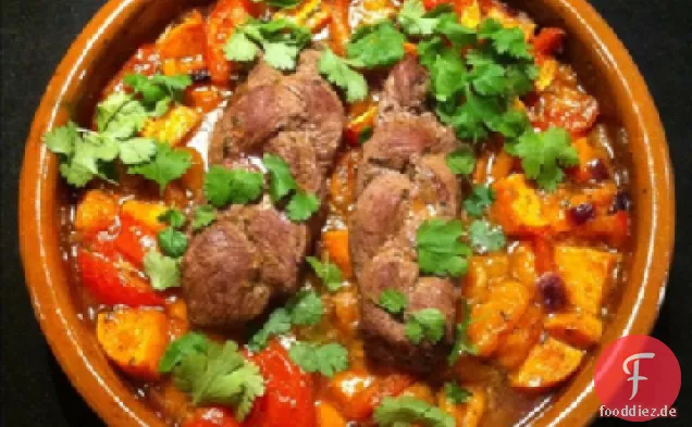 Delhi-Stil Lamm Mit Kartoffeln