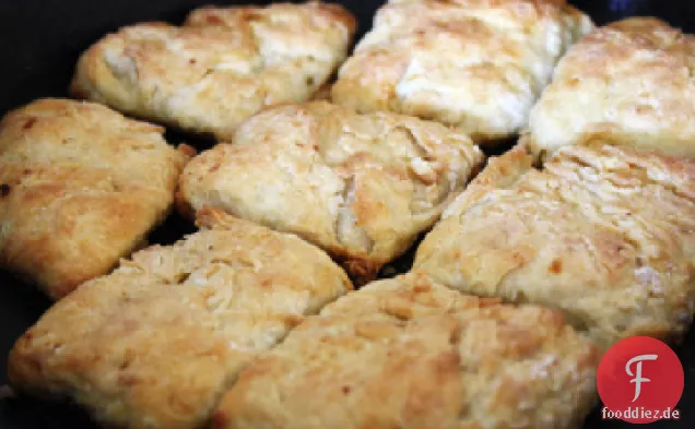 Skillet Kekse mit Lammfett