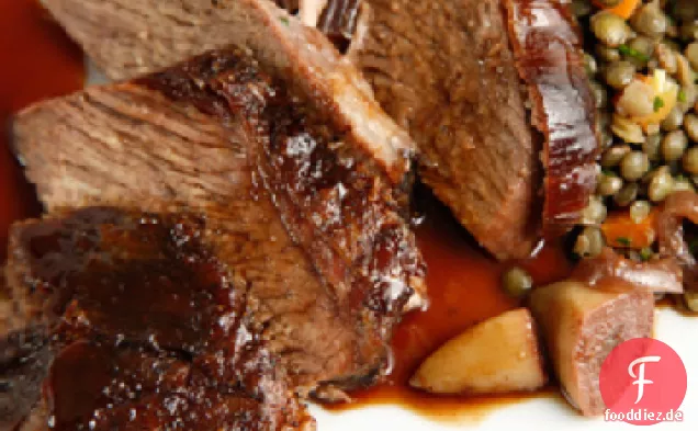 Geschmorte Lammkeule Rezept