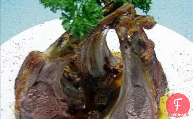 Lammkeule gefüllt mit Herbed Lauch Dressing