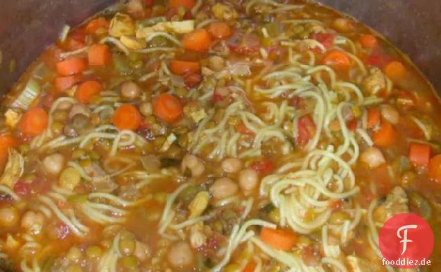 Harira (marokkanische Linsensuppe)