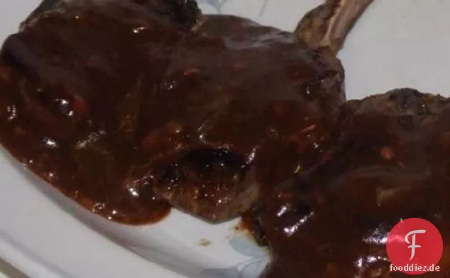 Sauce für BBQ Lammkoteletts