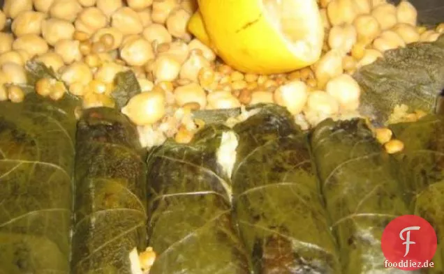Gefüllte Weinblätter (Dolmades)