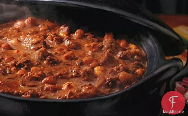 Würziges Lamm und Chorizo Chili