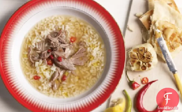 Türkische Reissuppe mit Lamm