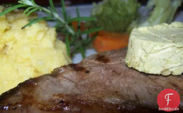 Lammkoteletts (für den Grill) mit Cafe De Paris Butter