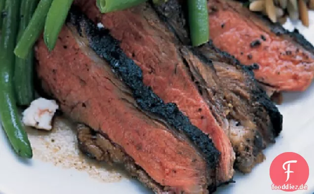 Gegrillte Butterflied Lammkeule