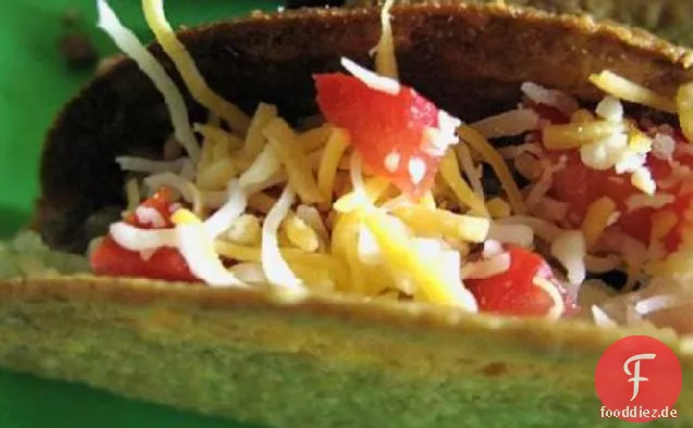 Easy Chicken Tacos (fettarm, wenn Sie Softshell über Hart wählen)