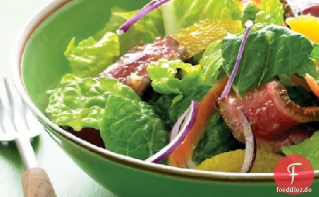 Zitrus-Steak-Salat