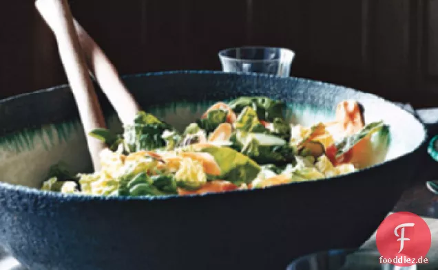 Geprägter grüner Salat