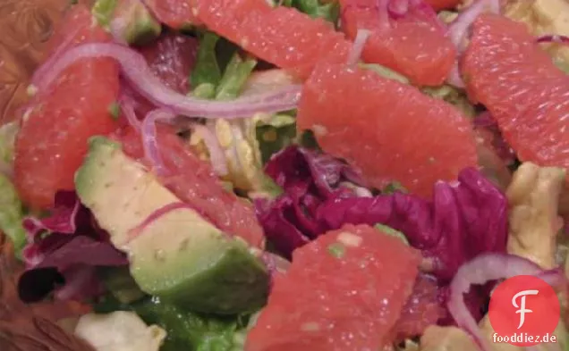 Grapefruit-Avocado-Salat