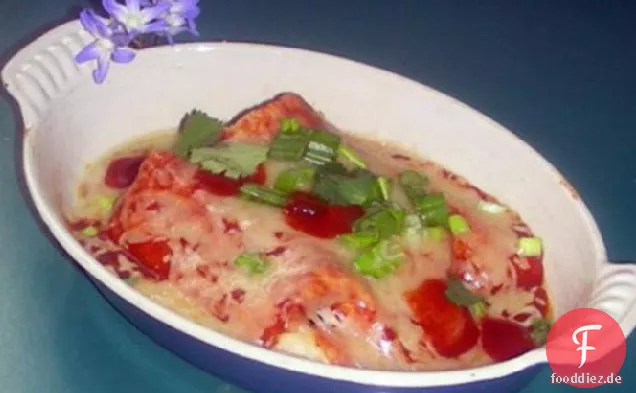 Würzige Hühnchen-Enchiladas
