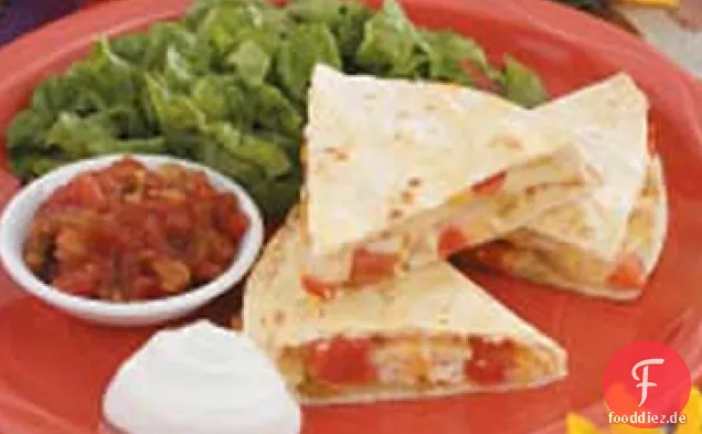 Apfel Huhn Quesadillas