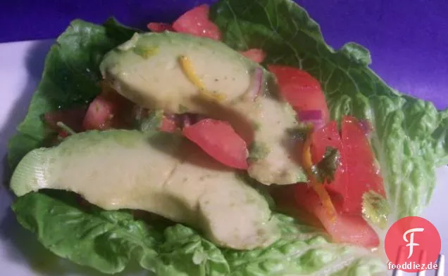 Avocado-Salat Mit Tomaten-Relish
