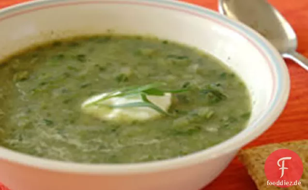 Salat-Estragon-Suppe