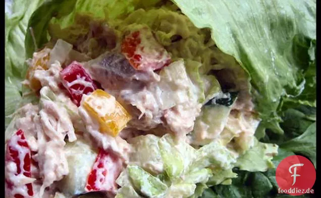 Italienischer Krabben Meeresfrüchte Nudelsalat