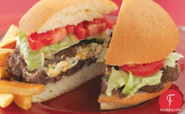Herb & Cheese-Gefüllte Burger