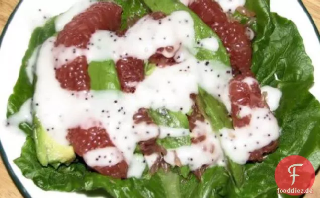 Avocado-Grapefruit-Salat mit Mohndressing