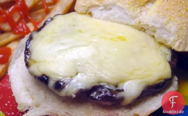 Knoblauch- und Pilzburger