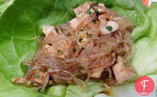 Würzige Asiatische Salat Wraps