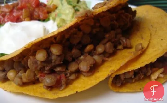 Familie Fave Linsen-Tacos