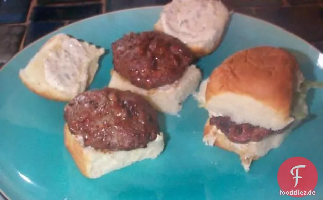 Mini Cajun Burger mit Easy Rémoulade
