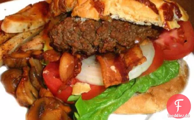 Gegrillte Speck-Burger