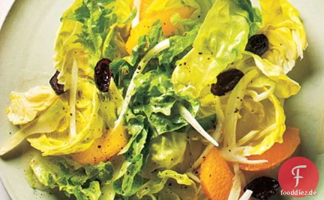 Orangen- und Olivensalat