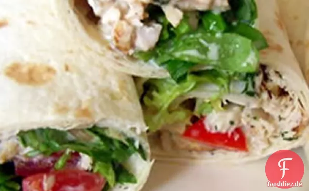 Warme Chicken Ranch Wraps