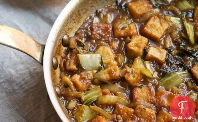 Süß-saurer Tofu Mit Bok Choy