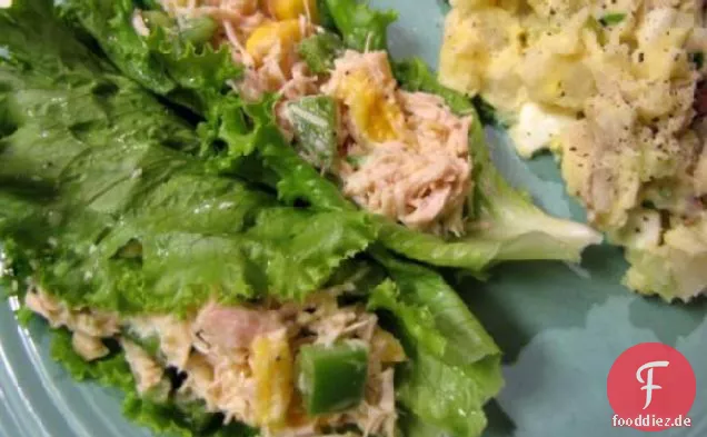 Tropische Macadamia-Hühnchen-Wraps