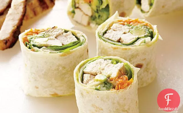 California-stil gegrillt-Chicken Rolls