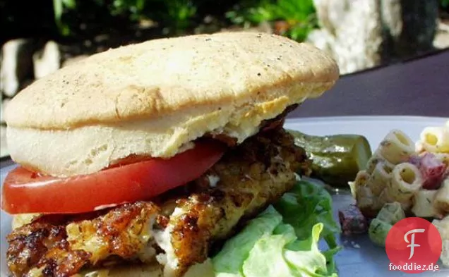 Spezielles Land paniertes Hühnchen-Sandwich