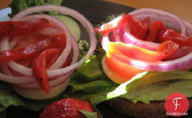 Pikante Knoblauch-Avocado-Sandwiches