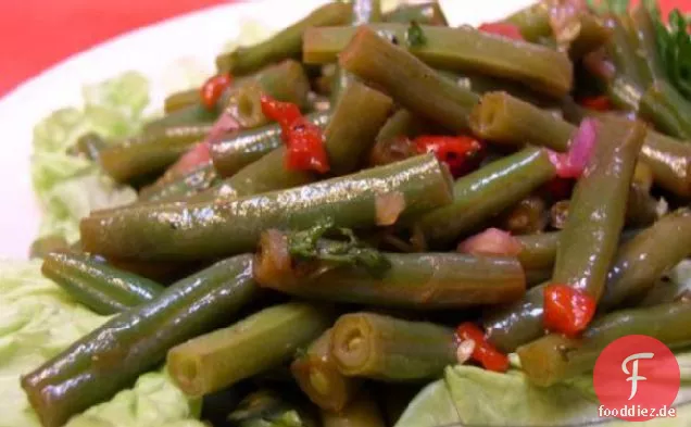 Spanischer grüner Bohnensalat