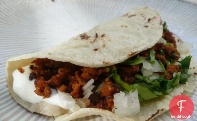 Frische Chorizo-Tacos