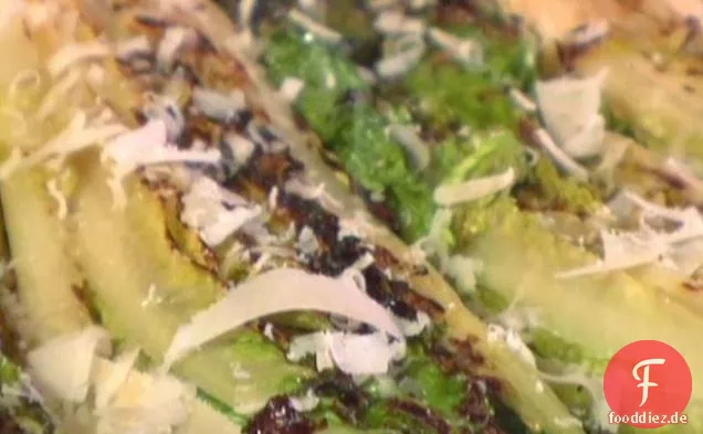 Dekonstruierte Pfanne gegrillt Caesar