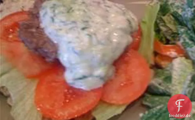 Gegrillte Gyro-Burger