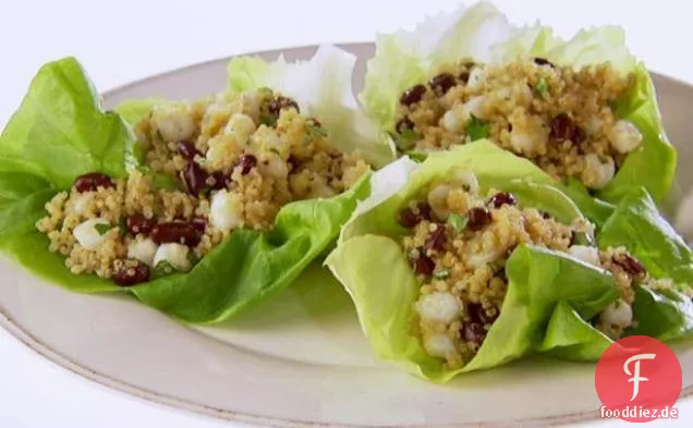 Quinoa mit Schwarzen Bohnen und Hominy