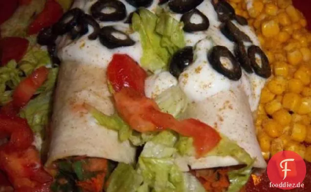 Reiche Bohnen Burritos