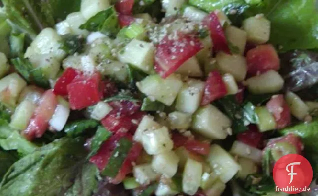 Gartensalat mit asiatischem Touch