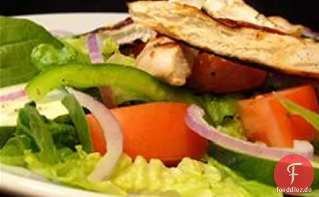 Kalk gegrilltes Hähnchen Caesar Salat