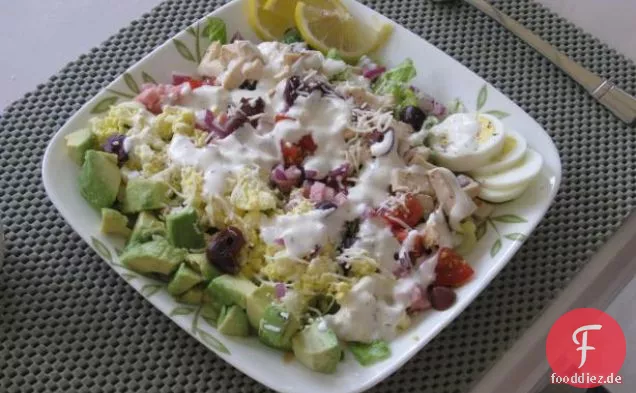Erdbeer-Hühnchen-Curry-Salat