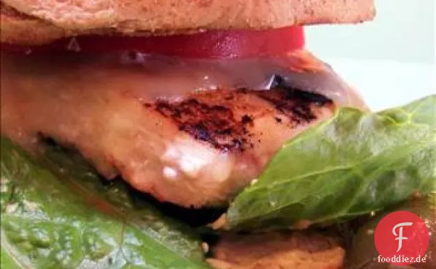 Würzige gegrillte Hähnchen-Sandwiches
