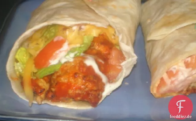 Büffel Huhn Wraps