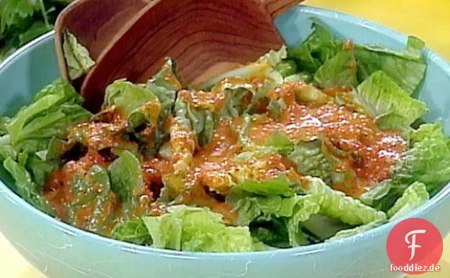 Romaine Herzen mit Paprika Vinaigrette