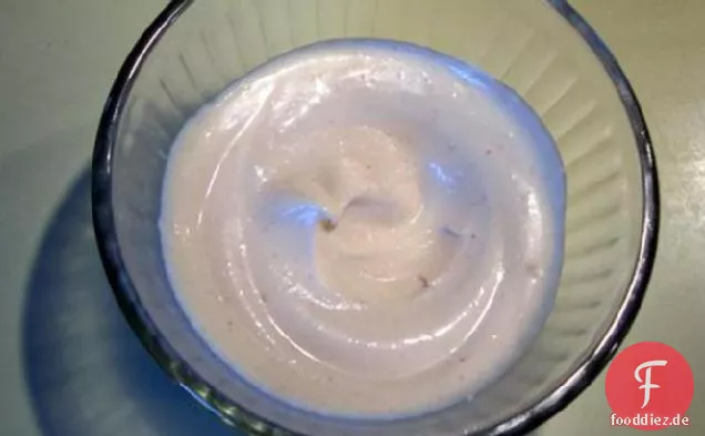 Hausgemachte Mayonnaise im Mixer