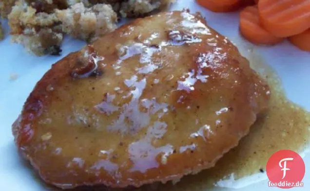 Ahorn Senf Schweinekoteletts