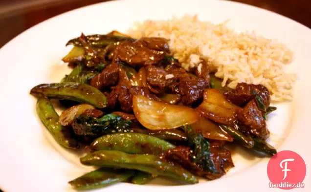 Abendessen heute Abend: Fünf-Gewürz-Rindfleisch Stir Fry