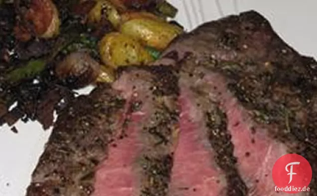 Perfekte Flache Eisen Steak
